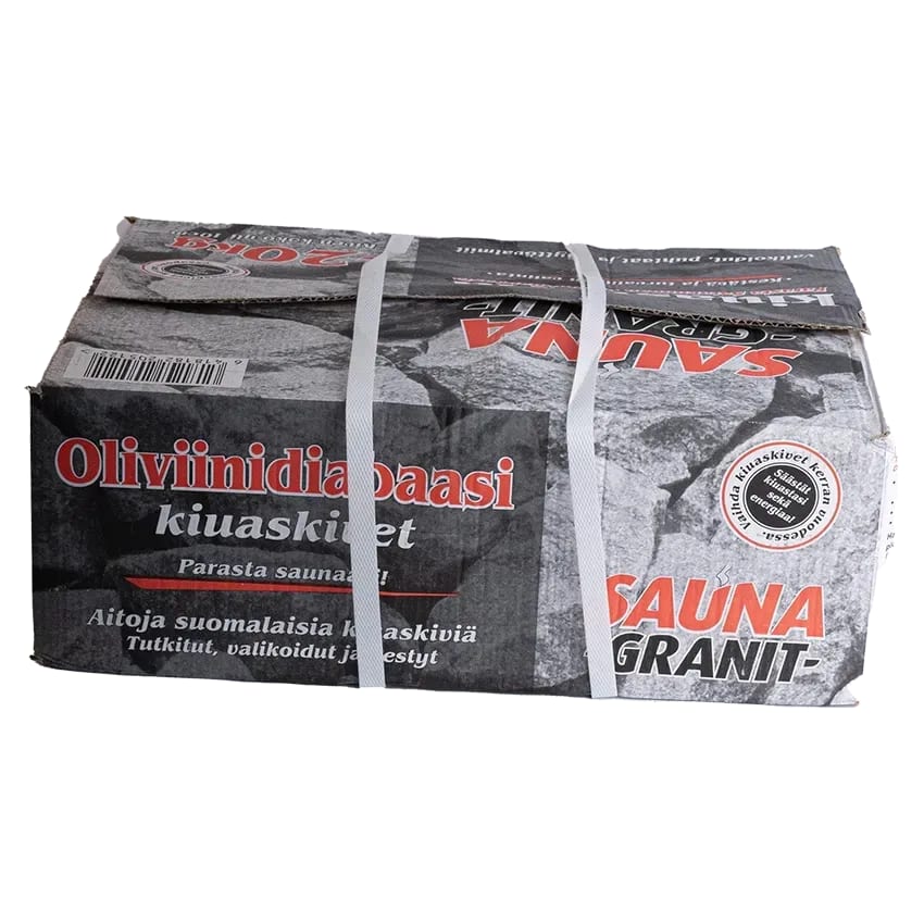 Saunasteine Olivindiabas, 20-kg-Sack